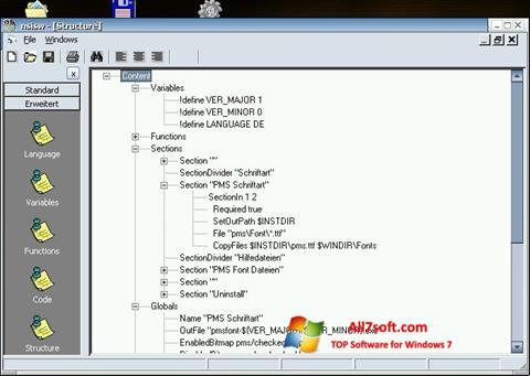 Zrzut ekranu NSIS na Windows 7