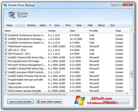 Zrzut ekranu Double Driver na Windows 7