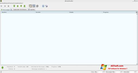 Zrzut ekranu JDownloader na Windows 7