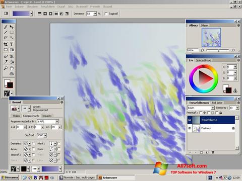Zrzut ekranu Artweaver na Windows 7