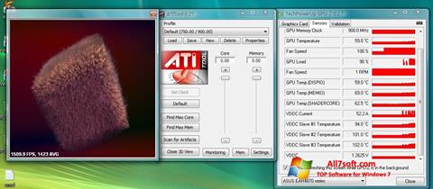 Zrzut ekranu ATITool na Windows 7