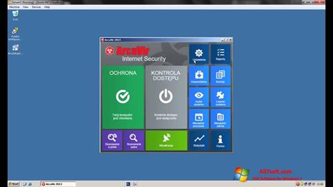 Zrzut ekranu ArcaVir na Windows 7