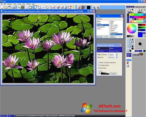 Zrzut ekranu Pixia na Windows 7