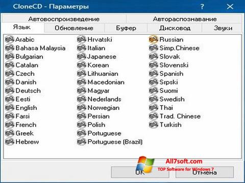 Zrzut ekranu CloneCD na Windows 7