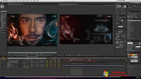 Zrzut ekranu Adobe After Effects na Windows 7