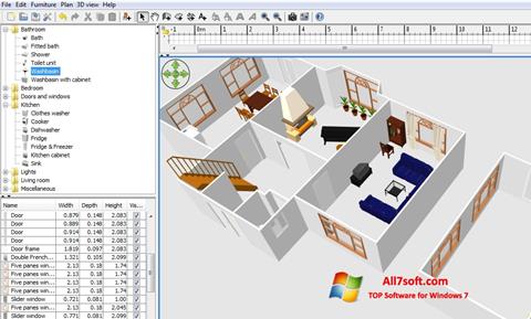 Zrzut ekranu FloorPlan 3D na Windows 7