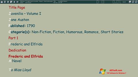Zrzut ekranu ICE Book Reader na Windows 7
