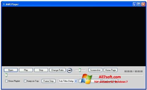 Zrzut ekranu AMR Player na Windows 7