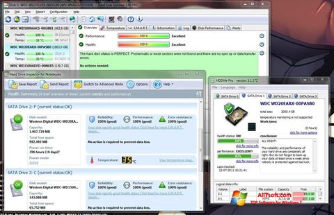Zrzut ekranu HDD Health na Windows 7