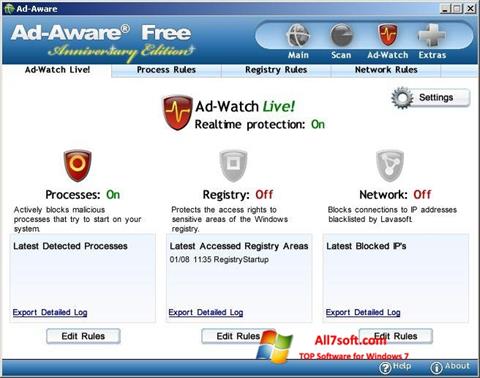 Zrzut ekranu Ad-Aware Free na Windows 7