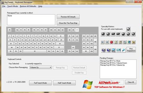 Zrzut ekranu KeyTweak na Windows 7