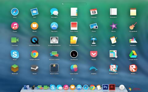 Zrzut ekranu OS X Flat IconPack Installer na Windows 7