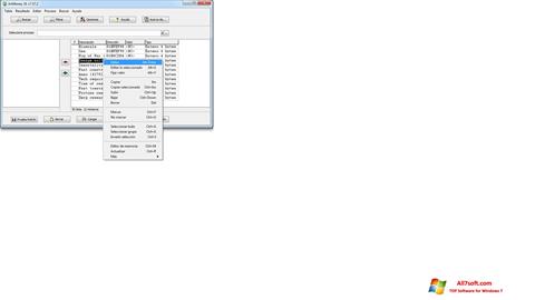 Zrzut ekranu ArtMoney Pro na Windows 7