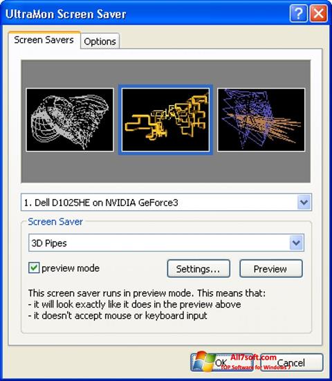 Zrzut ekranu UltraMon na Windows 7
