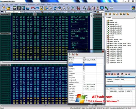 Zrzut ekranu Hex Editor Neo na Windows 7