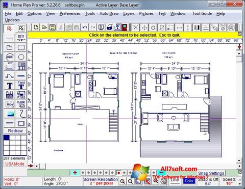 Zrzut ekranu Home Plan Pro na Windows 7