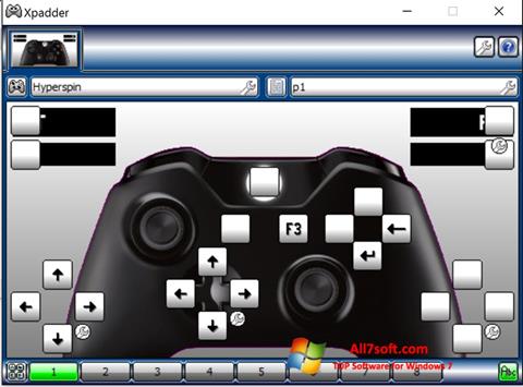Zrzut ekranu Xpadder na Windows 7
