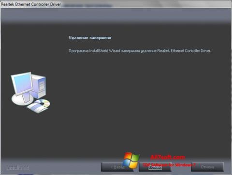 Zrzut ekranu Realtek Ethernet Controller Driver na Windows 7