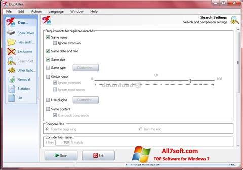 Zrzut ekranu DupKiller na Windows 7