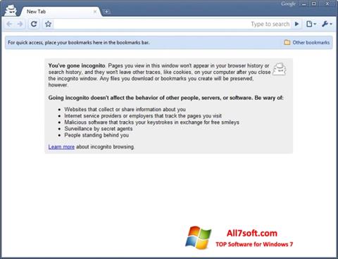 Zrzut ekranu Google Chrome Beta na Windows 7