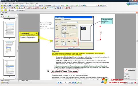 Zrzut ekranu PDF-XChange Viewer na Windows 7