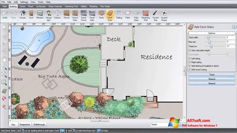 Zrzut ekranu Realtime Landscaping Architect na Windows 7