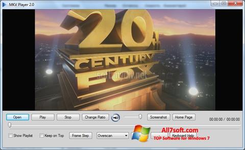Zrzut ekranu MKV Player na Windows 7