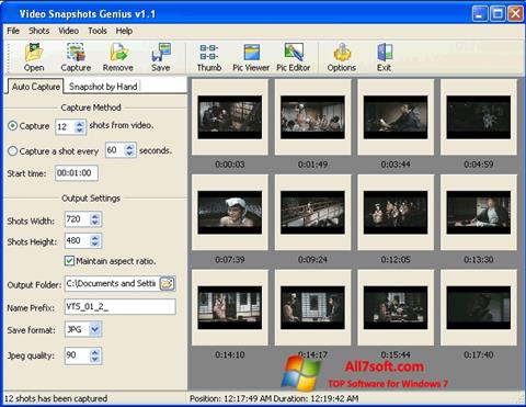 Zrzut ekranu SnapShot na Windows 7