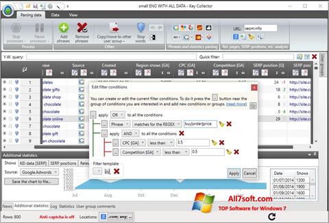 Zrzut ekranu Key Collector na Windows 7