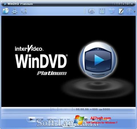 Zrzut ekranu WinDVD na Windows 7