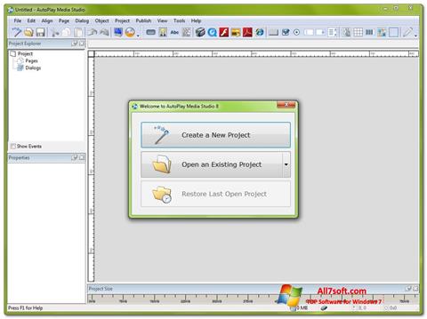 Zrzut ekranu AutoPlay Media Studio na Windows 7