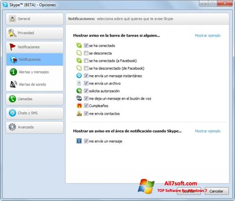 Zrzut ekranu Skype Beta na Windows 7