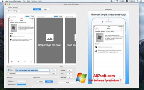 Zrzut ekranu ScreenshotMaker na Windows 7