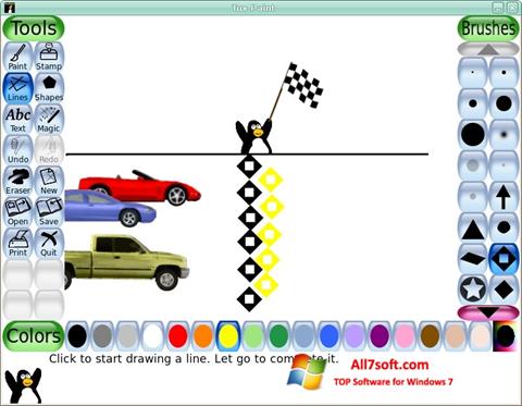 Zrzut ekranu Tux Paint na Windows 7