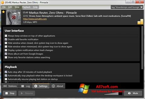 Zrzut ekranu Screamer Radio na Windows 7