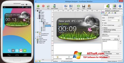 Zrzut ekranu XWidget na Windows 7