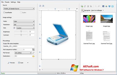 Zrzut ekranu WinScan2PDF na Windows 7