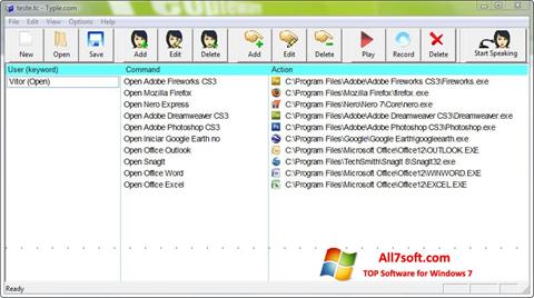 Zrzut ekranu Typle na Windows 7