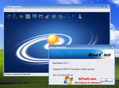 Zrzut ekranu BlueSoleil na Windows 7
