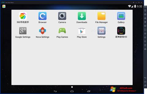 Zrzut ekranu Nox App Player na Windows 7