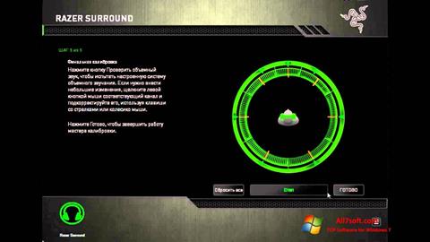 Zrzut ekranu Razer Surround na Windows 7