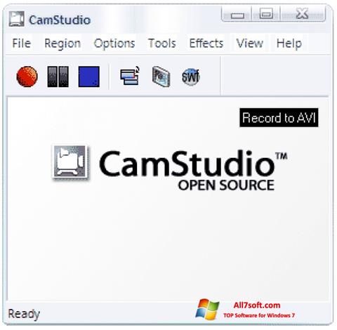 Zrzut ekranu CamStudio na Windows 7