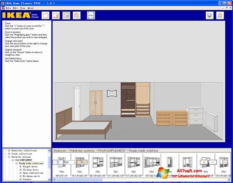 Zrzut ekranu IKEA Home Planner na Windows 7