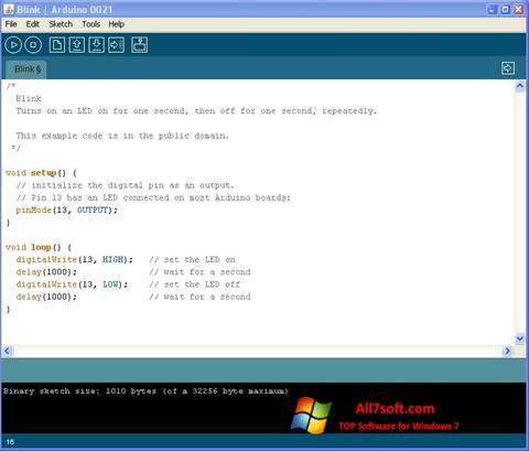 Zrzut ekranu Arduino na Windows 7