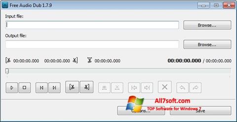 Zrzut ekranu Free Audio Dub na Windows 7