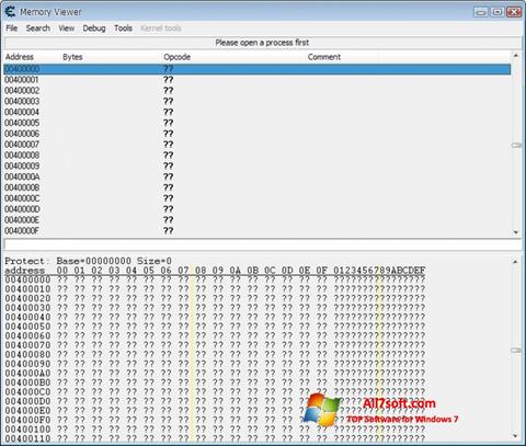 Zrzut ekranu Cheat Engine na Windows 7