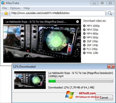 Zrzut ekranu MassTube na Windows 7