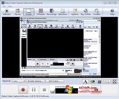 Zrzut ekranu Debut Video Capture na Windows 7