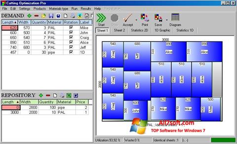 Zrzut ekranu Cutting na Windows 7