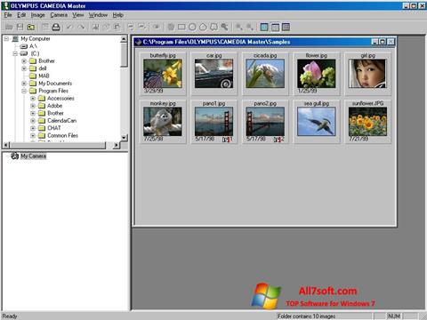 Zrzut ekranu Olympus Master na Windows 7